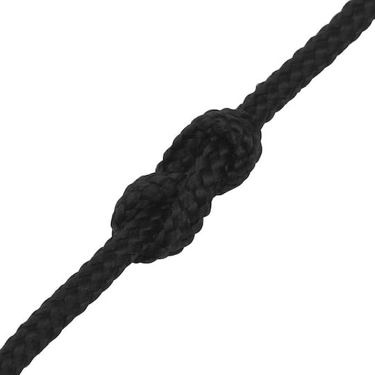 vidaXL Σχοινί Πλεκτό 2mm 250m από Πολυπροπυλένιο 5.4kg Μαύρο