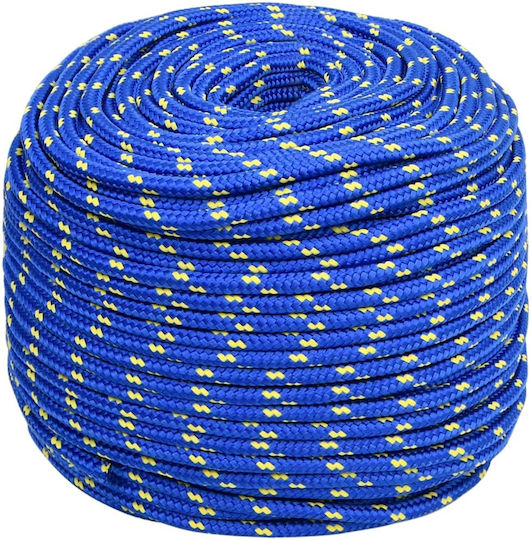 vidaXL Rope Knitted 6mm Blue