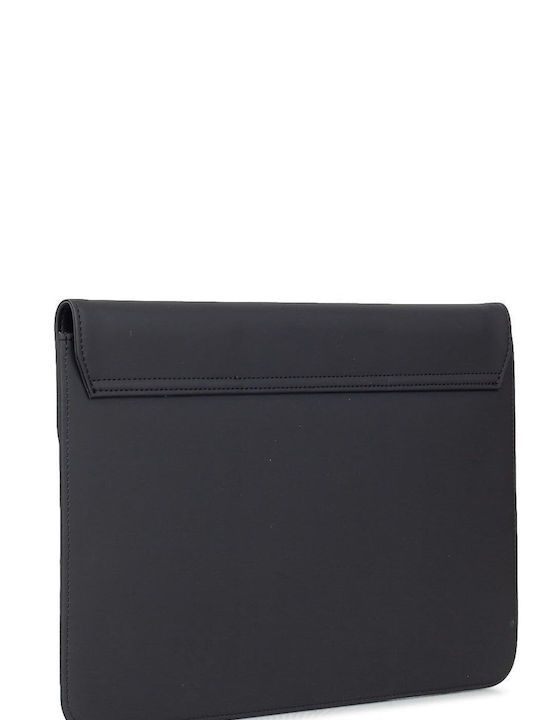 Rains Portofolio Αδιάβροχη Θήκη για Laptop 13" σε Μαύρο χρώμα