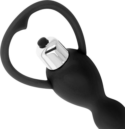 Ohmama Anal Plug Ohmama with Vibration Black 14cm