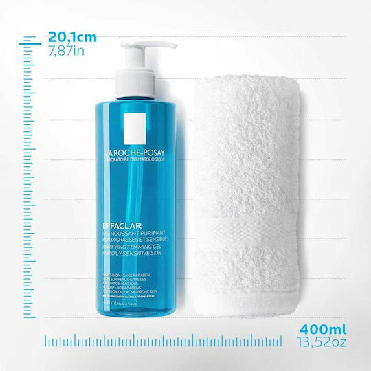La Roche Posay Effaclar Gel Cleansing Face for Acne-Prone Skin 400ml