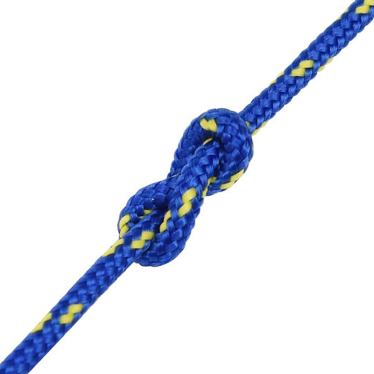 vidaXL Rope Knitted 4mm Blue
