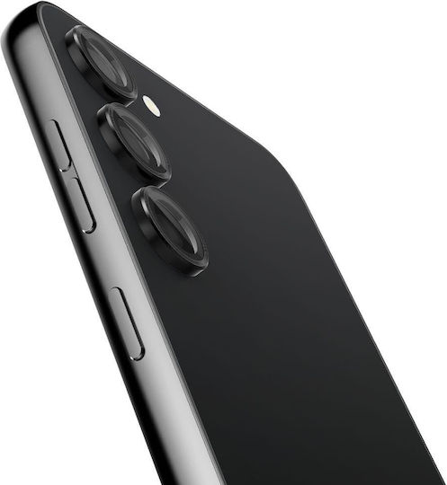 Spigen Optik Pro EZ Fit Kameraschutz Gehärtetes Glas Black für das Galaxy S23 / S23+