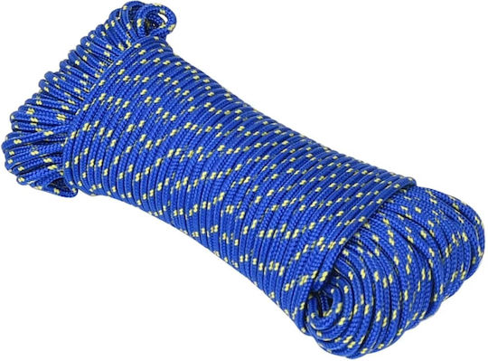 vidaXL Rope Knitted 4mm Blue