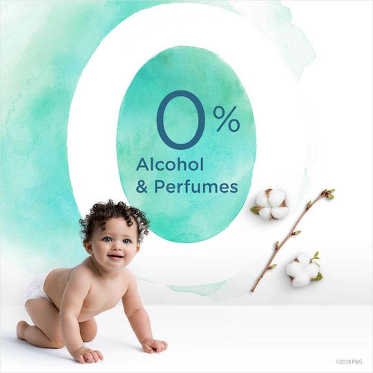 Pampers Pure Aqua Babytücher mit 99% Wasser, ohne Alkohol & Duftstoffe 12x48Stk