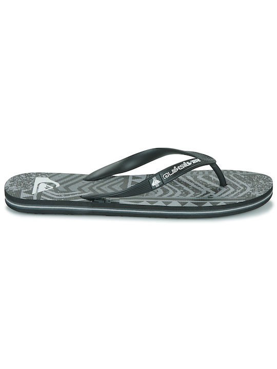 Quiksilver Molokai Art Ανδρικά Flip Flops Μαύρα