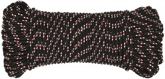 vidaXL Rope Diameter 3mm with Length 100m Black Work Rope Black 3mm 100m Polypropylene
