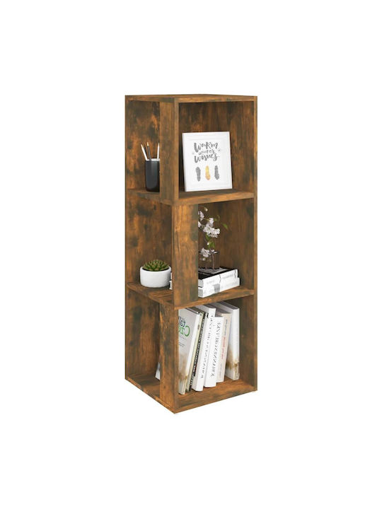 Corner Bookcase Smoky Oak 33x33x100cm