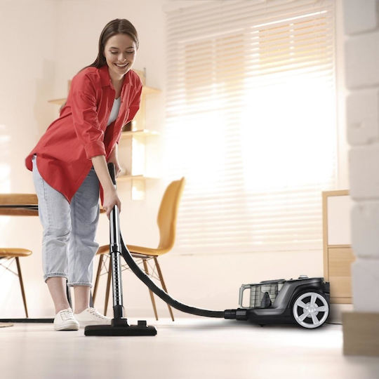 Tesla Aerostar T700 Ηλεκτρική Σκούπα 900W με Κάδο 3lt Μαύρη