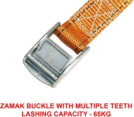 Master Lock Ιμάντας Αποσκευών Αυτοκινήτου 500x0.25cm Πορτοκαλί