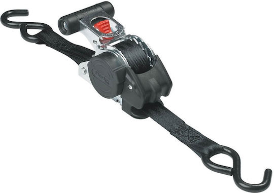 Master Lock Car Luggage Strap with Ratchet Black 300x2.5cm 2pcs
