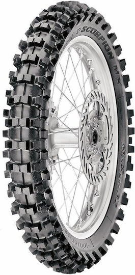 Pirelli Scorpion MX32 90/100-14 49M TT Motorradreifen Zurück Mittelweich
