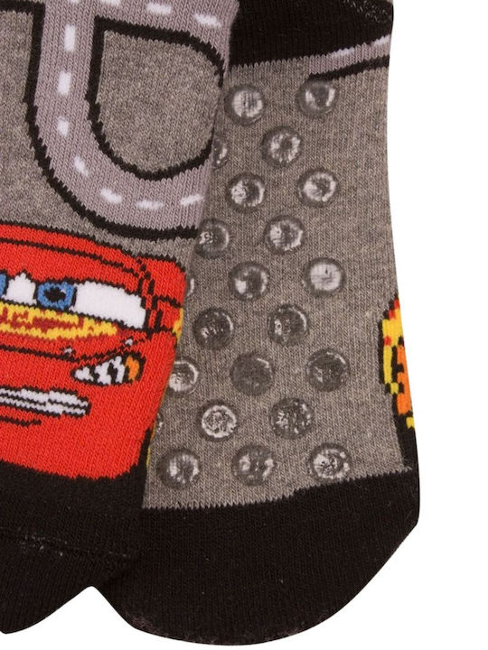 Disney Non-slip Kids' Ankle Socks Cars Multicolored 3 Pairs