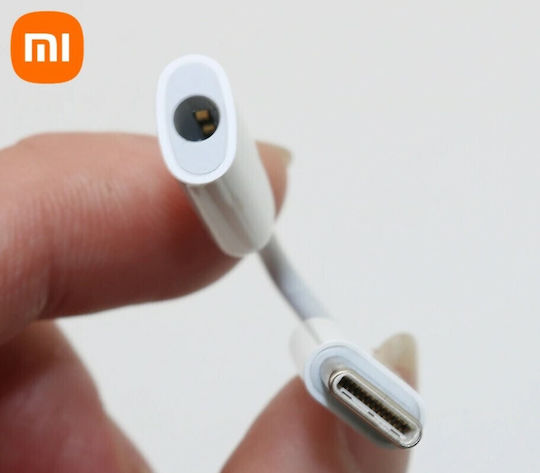 Xiaomi Конвертор USB-C мъжки към 3.5mm женски Бял 1бр 45010000031P
