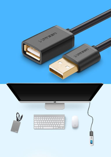 Ugreen 2m USB 2.0 Cable A-Male to A-Female (10316)