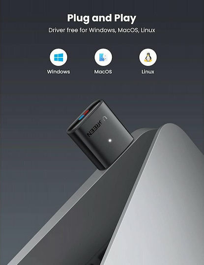 Ugreen 10928 Bluetooth-Empfänger für PS3 / PS4 / Switch / PS5 Schwarz