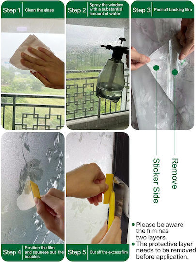 Sticker Display Sandblasting 45cm x 2m 1pcs