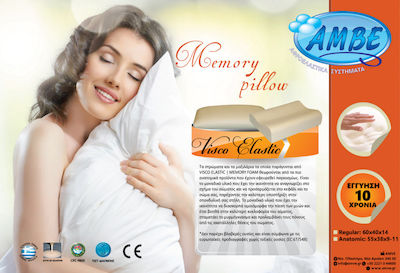 Amve A42 Sleep Pillow Memory Foam 60x40x15cm