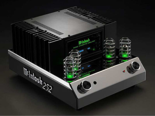 McIntosh MA252 Υβριδικός Ολοκληρωμένος Ενισχυτής Hi-Fi Mono 160W/4Ω 100W/8Ω 17568 Μαύρος