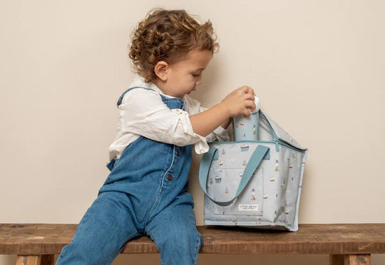 Little Dutch Sailors Bay Σχολικό Ισοθερμικό Τσαντάκι Φαγητού Χειρός 4lt Μπλε 20x12x21.5εκ.