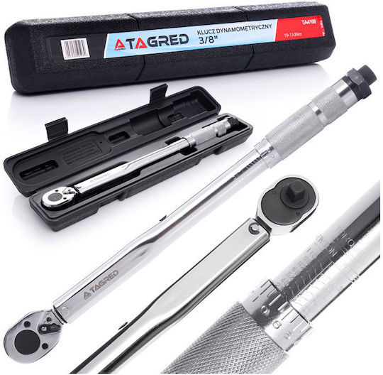 Tagred Drehmomentschlüssel Kare 3/8" Ropi 19-110 Nm mit Länge 37.5cm