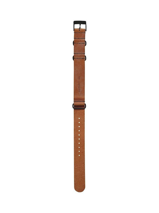 Swatch Special Unit Leather Strap Brown 18.8mm