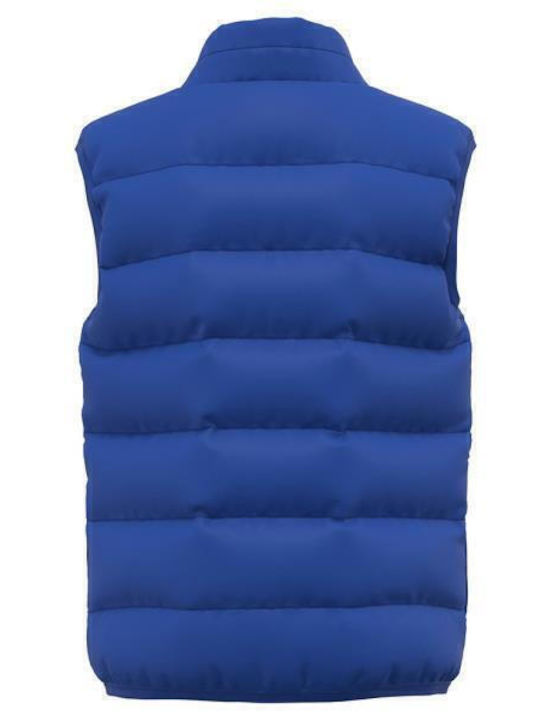 Kinder Steppjacke Ärmellos Kurz Blau