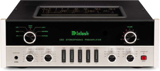 McIntosh C22 Λαμπάτος Προενισχυτής Hi-Fi Stereo 17590 Μαύρος