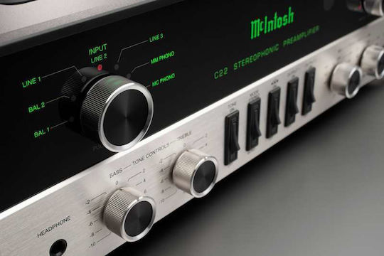 McIntosh C22 Λαμπάτος Προενισχυτής Hi-Fi Stereo 17590 Μαύρος