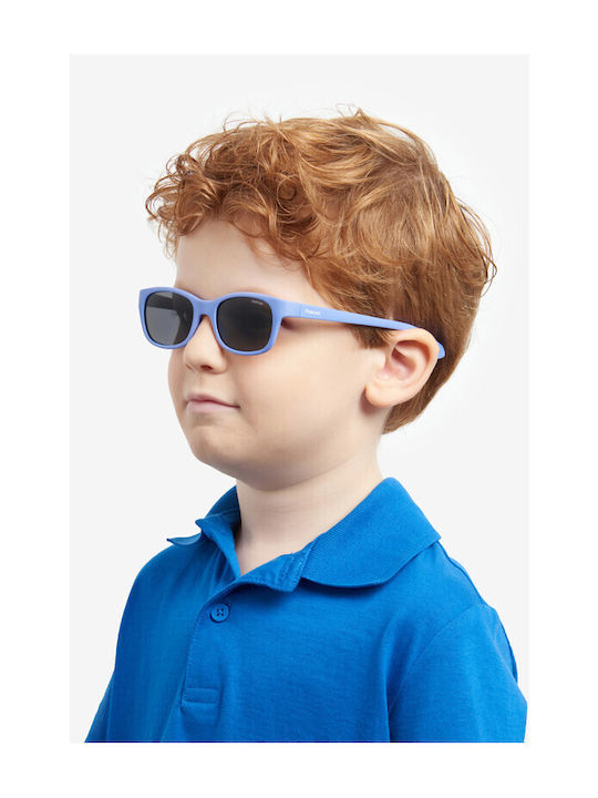 Polaroid Square Kids Sunglasses with Polarized Lenses Purple for 3-8 Years