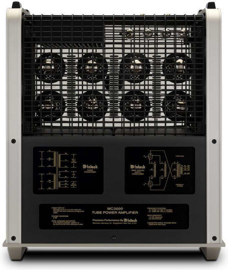 McIntosh MC3500 MKII Λαμπάτος Τελικός Ενισχυτής Hi-Fi Stereo 17606 Μαύρος