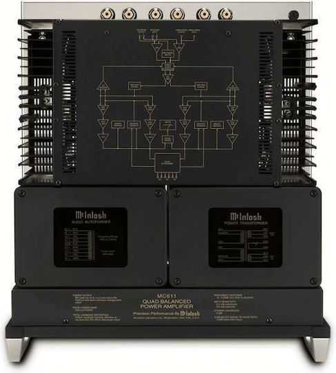 McIntosh MC611 Τελικός Ενισχυτής Hi-Fi Stereo 17609 Μαύρος
