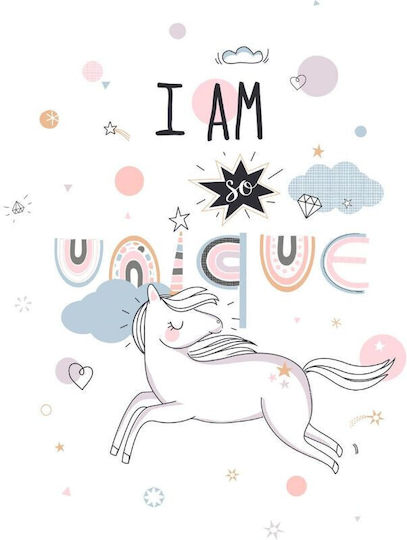 Atmosphera Unicorn Комплект Детски Плик за Завивка Единичен с Калъфка Памучен Многоцветен 140x200бр