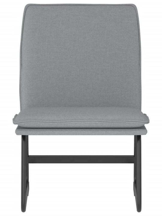 Πολυθρόνα Επισκέπτη Ανοιχτό Γκρι 52x75x76cm