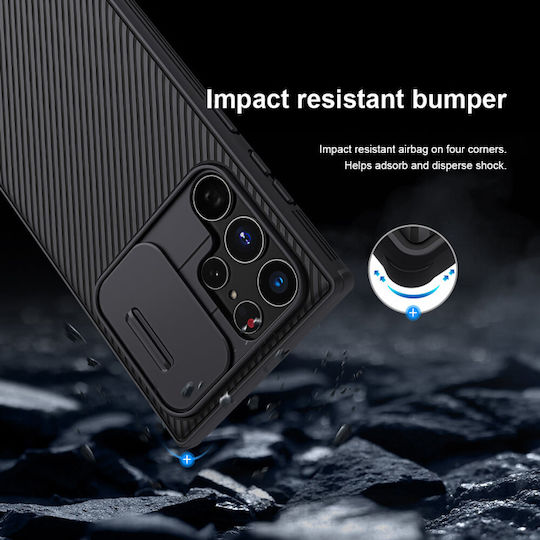 Nillkin Camshield Pro Umschlag Rückseite Kunststoff 0.2mm Schwarz (Galaxy S22 Ultra 5G)