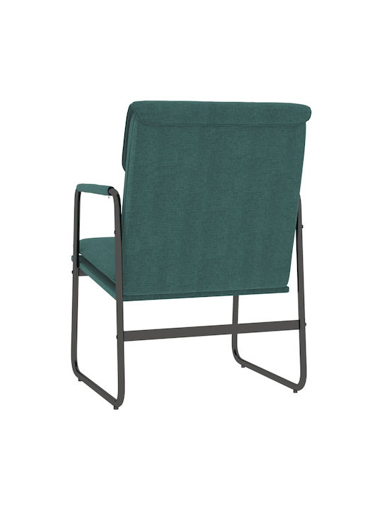 Visitor Armchair Σκούρο Πράσινο 55x64x80cm