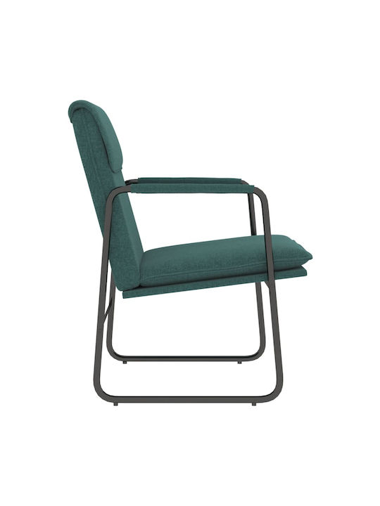 Visitor Armchair Σκούρο Πράσινο 55x64x80cm