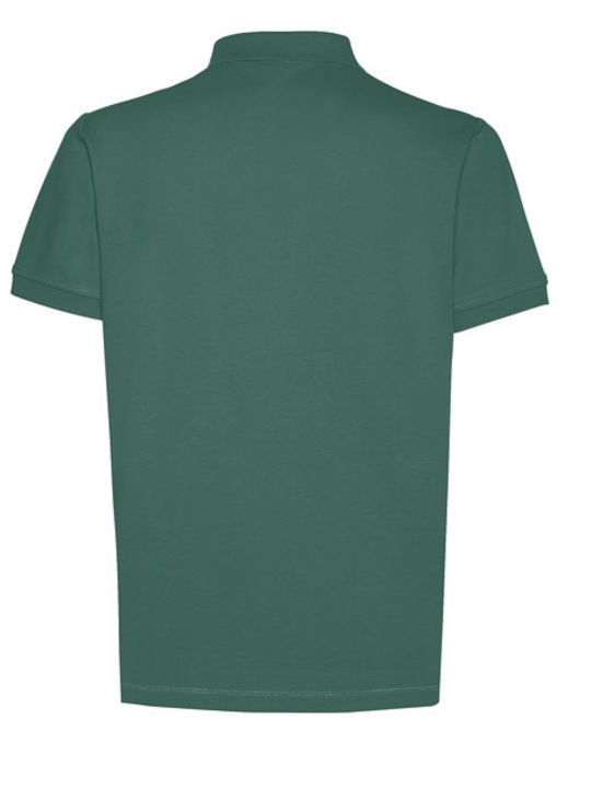 Geox Herren Kurzarmshirt Polo Forest Green