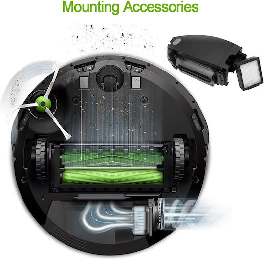 8-Piece Spare Parts Set for iRobot Robot Vacuum