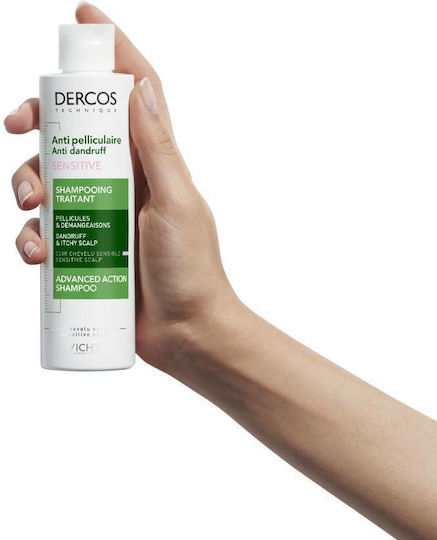 Vichy Dercos Anti Dandruff Sensitive Шампоан за Чувствителен Скалп против Пърхот и Суха Кожа за Всички Типове Коса 200ml