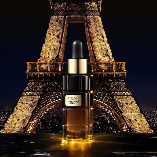 L'Oreal Paris Age Perfect Midnight Feuchtigkeitsspendend & Anti-Aging Serum Gesicht mit Vitamin E & Hyaluronsäure für Strahlkraft & Straffung 30ml