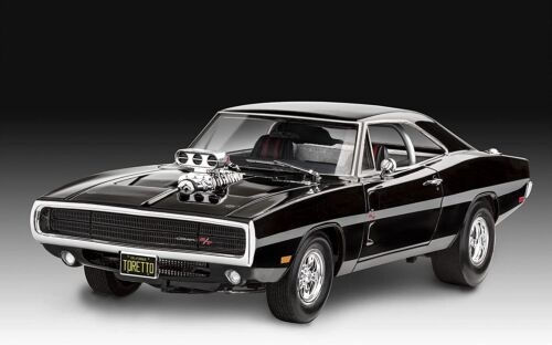 Revell Dominics 1970 Dodge Modeling Figure Black in Scale 1:25