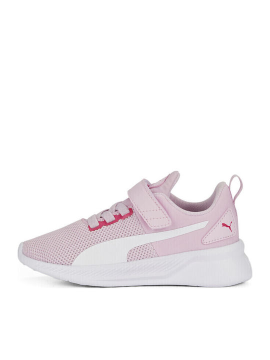 Flyer Kids Sports Shoes Running with Hoop & Loop Closure Pink