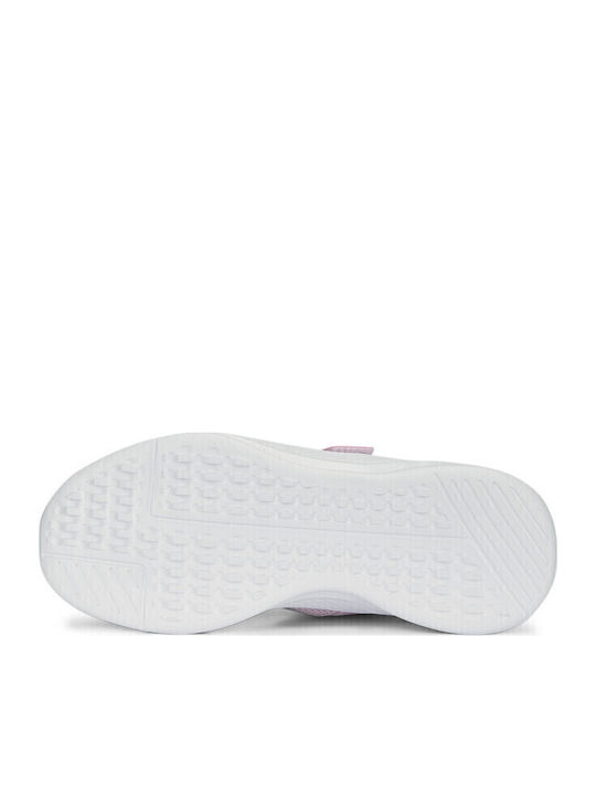 Flyer Kids Sports Shoes Running with Hoop & Loop Closure Pink