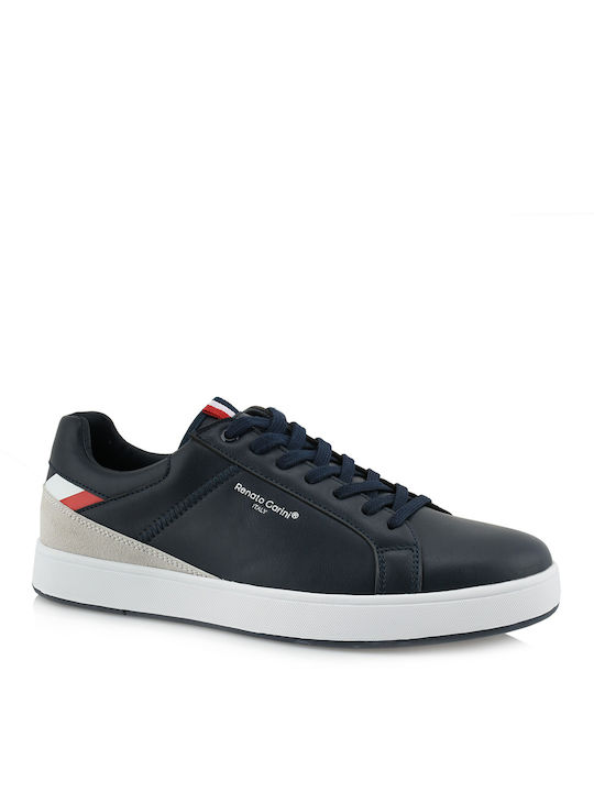 Renato Garini Herren Sneakers Marineblau