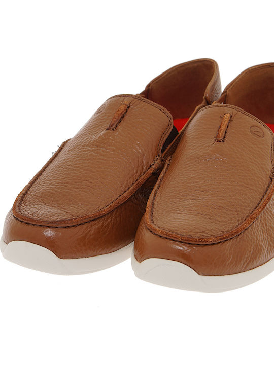 GORWIN STEP Δερμάτινα Ανδρικά Loafers σε Ταμπά Χρώμα