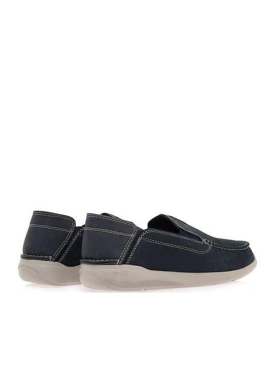 Men's Leather Loafers Blue