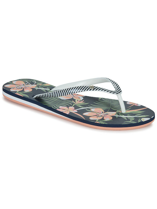 Roxy Portofino Women's Flip Flops Navy Blue ARJL100870-DNW