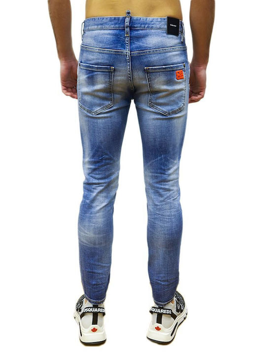 Dsquared2 Pantaloni de Bărbați din Jean Spălare ușoară și curată