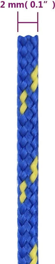 vidaXL Σχοινί Gestrickt 2mm 25m Polypropylen